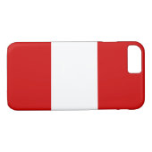 Flagge Perus Case-Mate iPhone Hülle (Rückseite (Horizontal))
