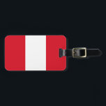 Flagge Perus Gepäckanhänger<br><div class="desc">Flagge Perus</div>