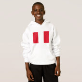 Flagge Perus Hoodie (Vorne ganz)