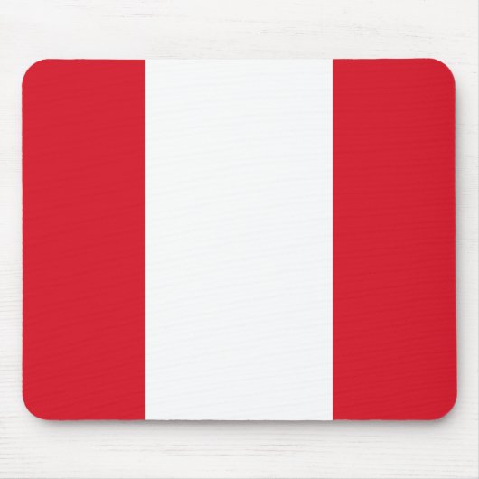 Flagge Perus Mousepad (Vorne)