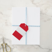 Flagge Perus (peruanische Flagge) Geschenkanhänger (Mit Garn)