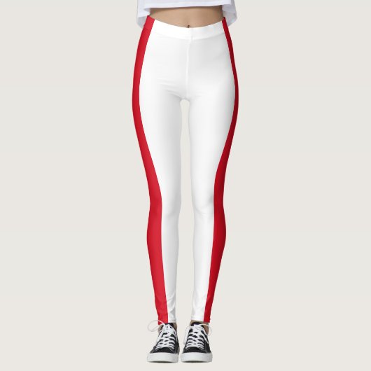 Flagge Perus (peruanische Flagge) Leggings (Vorderseite)