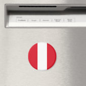 Flagge Perus (peruanische Flagge) Magnet (In Situ (Geschirrspüler))