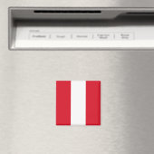 Flagge Perus (peruanische Flagge) Magnet (In Situ (Geschirrspüler))