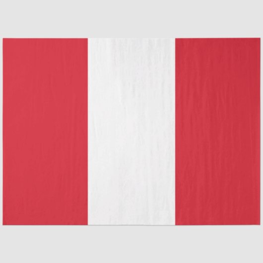 Flagge Perus (peruanische Flagge) Seidenpapier (Vorderseite)