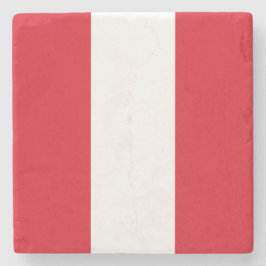 Flagge Perus (peruanische Flagge) Steinuntersetzer