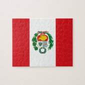 Flagge Perus Puzzle (Horizontal)