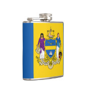 Flagge Philadelphia, Pennsylvania Hip Flask Flachmann (Rechts)