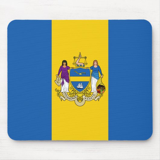 Flagge Philadelphia, Pennsylvania Mouse Pad Mousepad (Vorne)