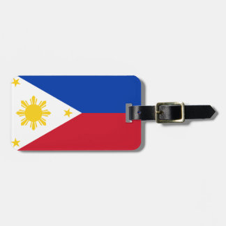 Flagge Philippinen einfacher Identifikation Gepäckanhänger