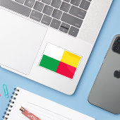 Flagge Pilsen, Tschechische Republik Aufkleber (Laptop mit iPhone)