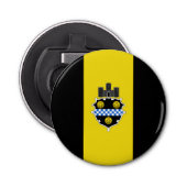 Flagge Pittsburghs, Pennsylvania Flaschenöffner (Vorderseite)