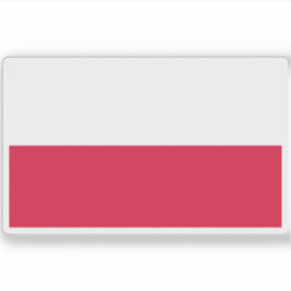 Flagge Polens Aufkleber