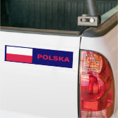 Flagge Polens Autoaufkleber (Auf Lkw)