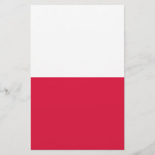 Flagge Polens Briefpapier