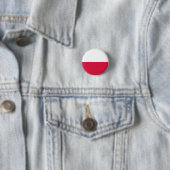 Flagge Polens Button (Beispiel)