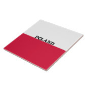 Flagge Polens Fliese (Seite)