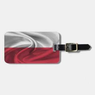 Flagge Polens Gepäckanhänger