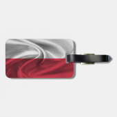 Flagge Polens Gepäckanhänger (Rückseite horizontal)