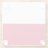 Flagge Polens Glasuntersetzer (Rückseite)