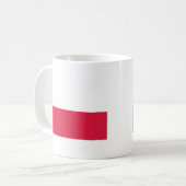 Flagge Polens Kaffeetasse (Vorderseite Links)