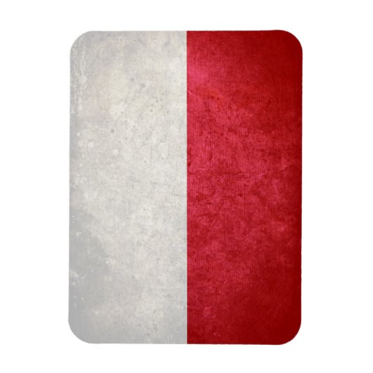 Flagge Polens Magnet (Vertikal)