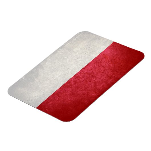 Flagge Polens Magnet (Linke Seite)