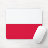 Flagge Polens Mousepad (Mit Mouse)