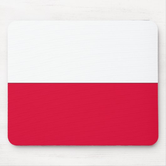 Flagge Polens Mousepad (Vorne)