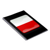 Flagge Polens Notizblock (Rechte Seite)