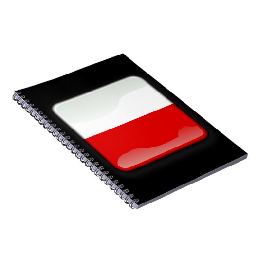 Flagge Polens Notizblock (Rechte Seite)