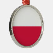 Flagge Polens Ornament Aus Metall (Rechts)