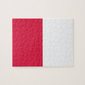 Flagge Polens Puzzle (Horizontal)