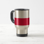 Flagge Polens Reisebecher (Vorderseite Links)