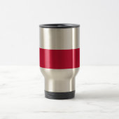 Flagge Polens Reisebecher (Mittel)