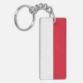 Flagge Polens Schlüsselanhänger (Vorderseite links)