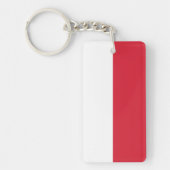 Flagge Polens Schlüsselanhänger (Vorderseite)