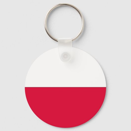 Flagge Polens Schlüsselanhänger (Vorderseite)