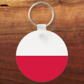 Flagge Polens Schlüsselanhänger (Vorderseite)