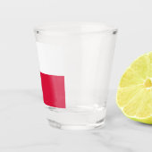 Flagge Polens Schnapsglas (Rechts)
