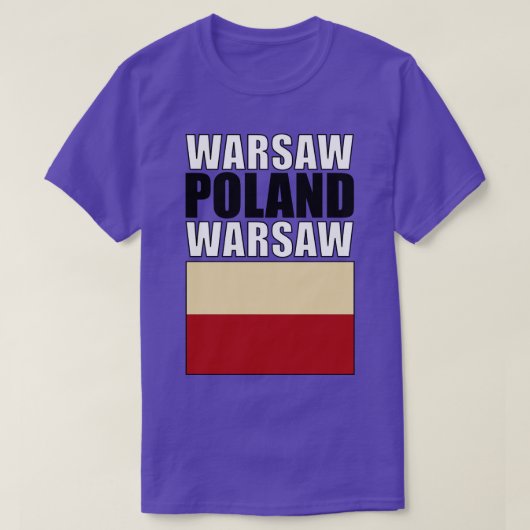 Flagge Polens T-Shirt (Design vorne)
