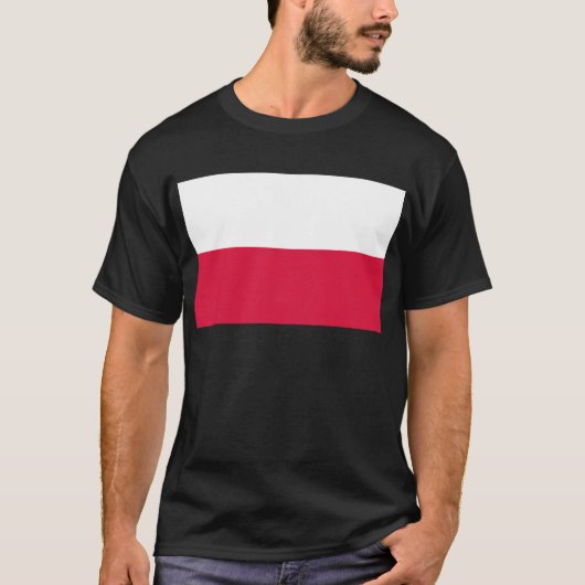 Flagge Polens T-Shirt (Vorderseite)
