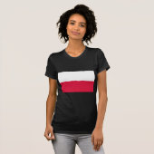 Flagge Polens T-Shirt (Vorne ganz)