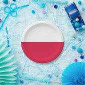 Flagge Polens Teller von Papier (Party)