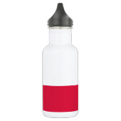 Flagge Polens Trinkflasche (Links)