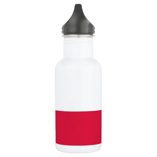 Flagge Polens Trinkflasche (Links)
