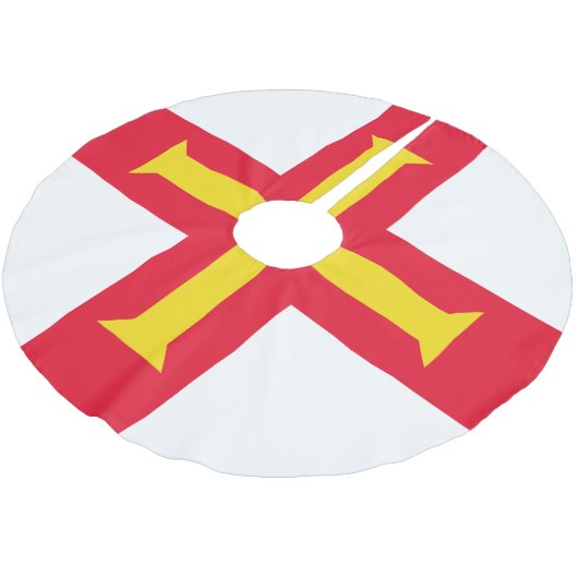 Flagge Polyester Weihnachtsbaumdecke (Schrägansicht)