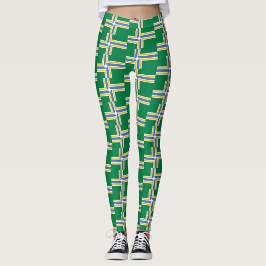 Flagge Portlands, Leggings Oregon (Vorderseite)