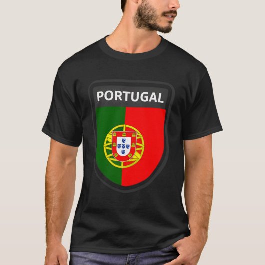 Flagge Portugal T-Shirt (Vorderseite)