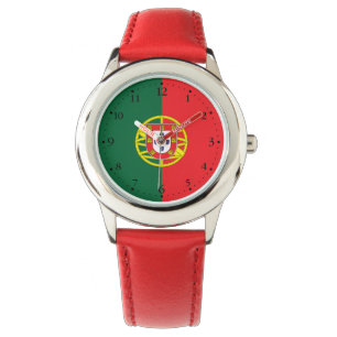 Flagge Portugals Armbanduhr